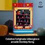 LEGO Super Mario 72051 Donkey Kong Arcade Kit Modellismo 3D Interattivo con Joystick e Barili