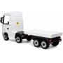 Camion Elettrico Scania 500R per Bambini 12V con Rimorchio Sedile in Pelle Telecomando Full Optional