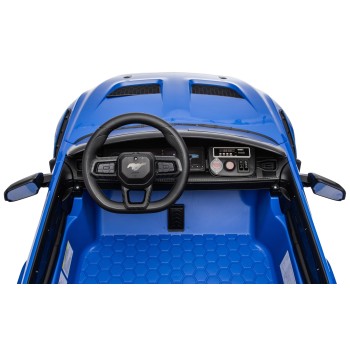 Ford Mustang GT 24V Auto Elettrica per Bambini 2 Posti con Telecomando Due Cinture a 3 Punti Luci LED Full Optional