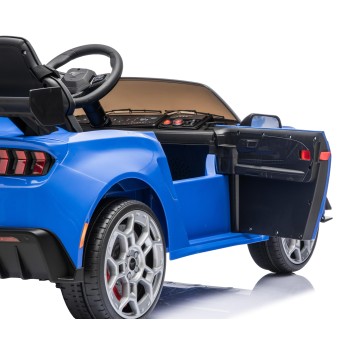 Ford Mustang GT 24V Auto Elettrica per Bambini 2 Posti con Telecomando Due Cinture a 3 Punti Luci LED Full Optional