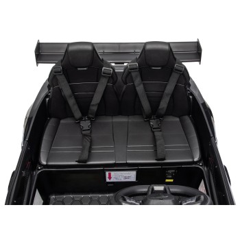 Ford Mustang GT 24V Auto Elettrica per Bambini 2 Posti con Telecomando Due Cinture a 3 Punti Luci LED Full Optional