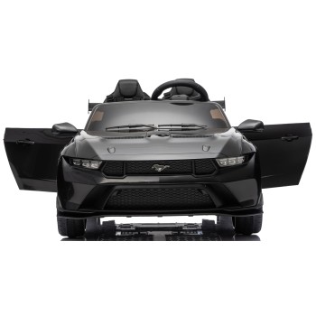 Ford Mustang GT 24V Auto Elettrica per Bambini 2 Posti con Telecomando Due Cinture a 3 Punti Luci LED Full Optional
