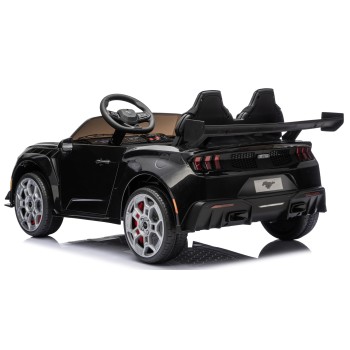 Ford Mustang GT 24V Auto Elettrica per Bambini 2 Posti con Telecomando Due Cinture a 3 Punti Luci LED Full Optional