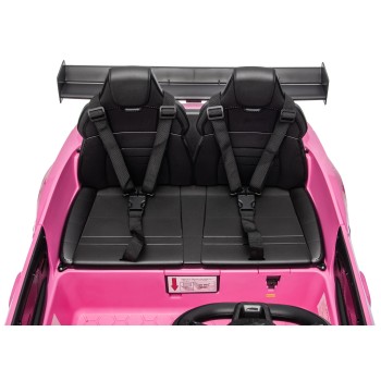 Ford Mustang GT 24V Auto Elettrica per Bambini 2 Posti con Telecomando Due Cinture a 3 Punti Luci LED Full Optional