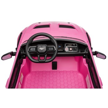 Ford Mustang GT 24V Auto Elettrica per Bambini 2 Posti con Telecomando Due Cinture a 3 Punti Luci LED Full Optional