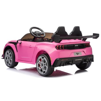 Ford Mustang GT 24V Auto Elettrica per Bambini 2 Posti con Telecomando Due Cinture a 3 Punti Luci LED Full Optional