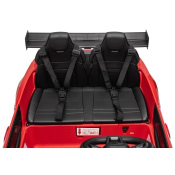 Ford Mustang GT 24V Auto Elettrica per Bambini 2 Posti con Telecomando Due Cinture a 3 Punti Luci LED Full Optional