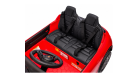 Sedile in Pelle Imbottito con 2 Cinture di Sicurezza Indipendenti a 3 Punti Ford Mustang 24V + Tappetino