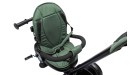 Triciclo per Bambini Evolutivo da 12 mesi a 5 anni Reclinabile 4 in 1 fino a 25 kg Sedile Girevole con Ruote in Gomma Eva