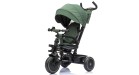 Triciclo per Bambini Evolutivo da 12 mesi a 5 anni Reclinabile 4 in 1 fino a 25 kg Sedile Girevole con Ruote in Gomma Eva