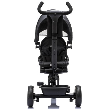 Triciclo per Bambini Evolutivo da 12 mesi a 5 anni Reclinabile 4 in 1 fino a 25 kg Sedile Girevole con Ruote in Gomma Eva