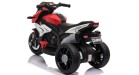 Moto Elettrica per Bambini 6V Trimoto Champ con 3 Ruote Fari LED Luci e Suoni Motocicletta Elettrica per Bambini