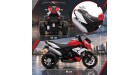 Moto Elettrica per Bambini 6V Trimoto Champ con 3 Ruote Fari LED Luci e Suoni Motocicletta Elettrica per Bambini