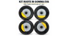 Kit 4 Ruote in Gomma Eva Ford Mustang GT 24V MT-0999