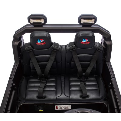 Sedile in Pelle Imbottito per Chevrolet Silverado ZR 24V con 2 Cinture di Sicurezza + Tappetino Stilizzato