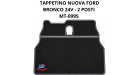 Sedile in Pelle Imbottito per Nuovo Ford Bronco 24V con 2 Cinture di Sicurezza Indipendenti + Tappetino Stilizzato 0995