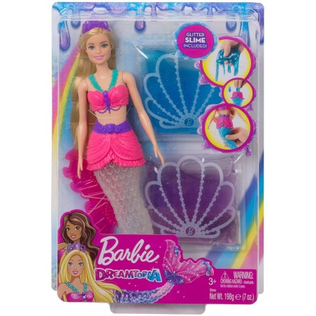 Barbie Dreamtopia Bambola Sirena con Slime mattel GKT75