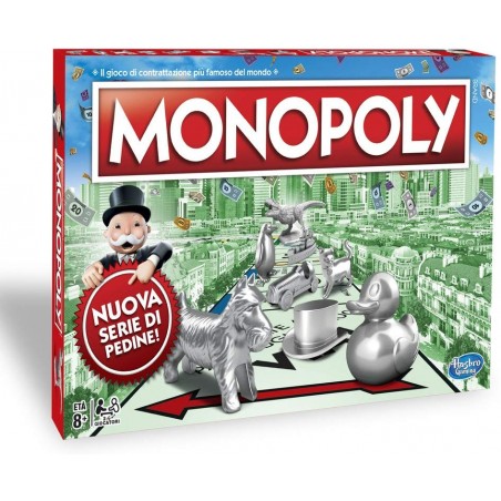 Monopoly Classico RETTANGOLARE HASBRO  C1009103