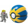 PERSONAGGIO POKEMON MACHOP + QUICK BALL T18532