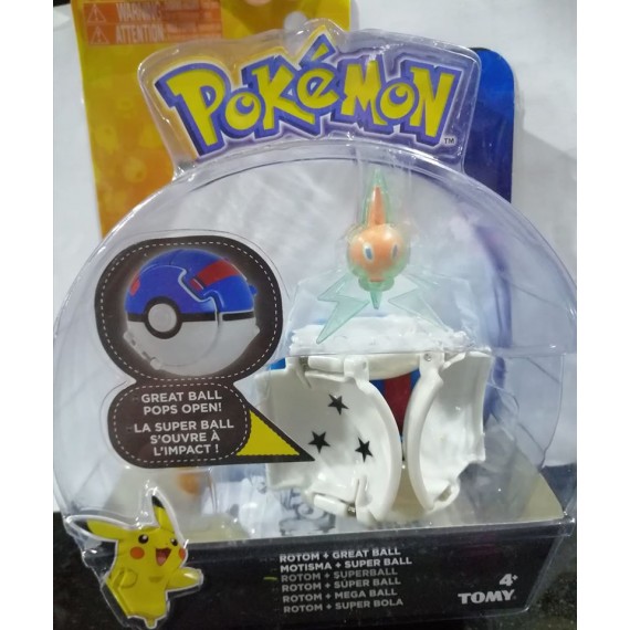Personaggio Pokemon Rotom+Great Ball T18873 Personaggio Pokemon Rotom+Great Ball T18873