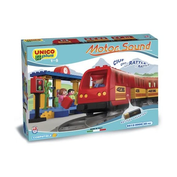 Unico Plus Treno A Batteria con Suoni 8615 Unico Plus Treno A Batteria con Suoni 8615