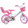 Dino Bikes Bicicletta per Bambini Bici Hello Kitty Bambina misura 12" Bimba