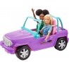 Barbie- Veicolo Jeep da Spiaggia Giocattolo per Bambini 3+ Anni, GMT46