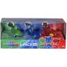 Majorette Mask PJ Masks Set 3 Veicoli con Personaggio, 7 cm, 203143000