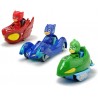 Majorette Mask PJ Masks Set 3 Veicoli con Personaggio, 7 cm, 203143000