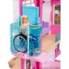 Barbie- Casa dei Sogni per Bambole con Ascensore per Disabili, 3 Piani, Piscina, Scivolo e 70 Accessori, GNH53